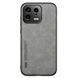 Шкіряний чохол Sheepskin з магнітом для Xiaomi 13 Light gray