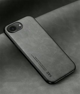 Шкіряний чохол Sheepskin з магнітом для Apple iPhone 16e Light gray