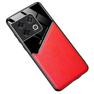 Бізнес чохол бампер GENEROUS для OnePlus 10 Pro зі скла і штучної шкіри