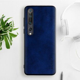 Шкіряний чохол AIORIA Vintage для Xiaomi Mi 10 blue