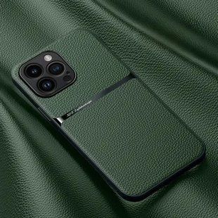 Шкіряний чохол Elegance з магнітом для Apple iPhone 12 Pro Max Green