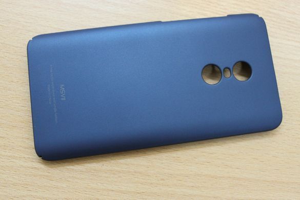 Чехол MSVII для Xiaomi Redmi Note 4 (поликарбонат) Blue