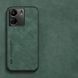 Шкіряний чохол Sheepskin з магнітом для Xiaomi Redmi 13C / Poco C65 Green