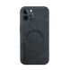 Шкіряний чохол OLGE з MagSafe для Apple iPhone 15 Pro Max Dark gray