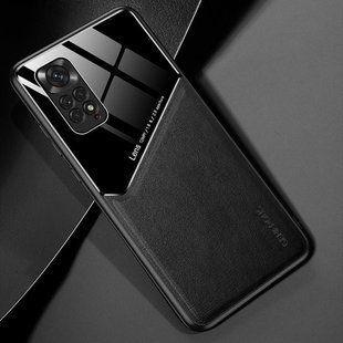 Бізнес чохол бампер GENEROUS для Xiaomi Redmi Note 12 Pro 4G зі скла і штучної шкіри