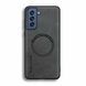 Шкіряний чохол OLGE з MagSafe для Samsung Galaxy S22 Plus Light gray