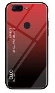 Чохол OnePlus 5T Gradient Hello Red Black