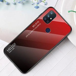 Чехол OnePlus Nord N10 Gradient Hello Red Black