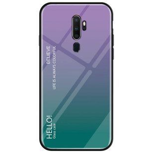 Чехол Oppo A5 2020 Gradient Hello Purple Green