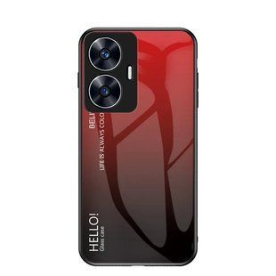 Чохол Realme C55 Gradient Hello Red Black
