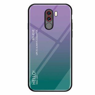 Чехол Xiaomi Pocophone F1 Gradient Hello Purple Green
