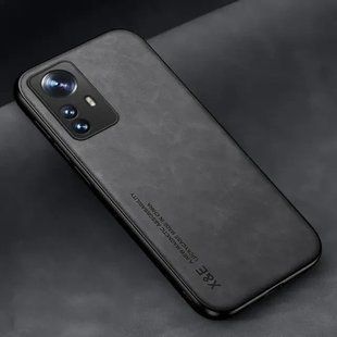 Кожаный чехол Sheepskin с магнитом для Xiaomi 12 Pro