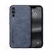 Кожаный чехол Sheepskin с магнитом для Huawei P20 Pro Blue