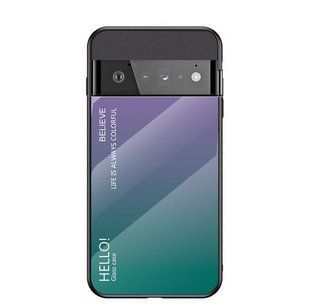 Чехол Google Pixel 6 Pro Gradient Hello Purple Green