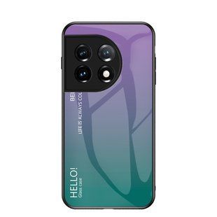 Чехол OnePlus Ace 2 Pro Gradient Hello Purple Green