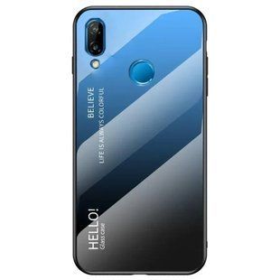 Чохол Xiaomi Redmi Note 7 Gradient Hello Blue Black