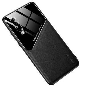 Бізнес чохол бампер GENEROUS для Huawei P30 з скла і штучної шкіри