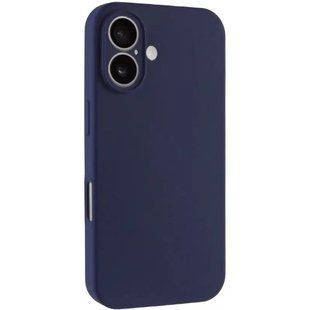 Силиконовый чехол Soft Touch для Apple iPhone 16 Plus Dark blue