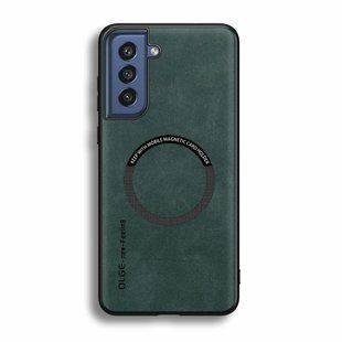Шкіряний чохол OLGE з MagSafe для Samsung Galaxy S22 Plus Green