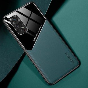 Бізнес чохол бампер GENEROUS для Xiaomi Redmi Note 12 Pro 4G зі скла і штучної шкіри