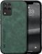 Шкіряний чохол Sheepskin з магнітом для Samsung Galaxy M33 Green