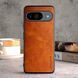Кожаный чехол AIORIA Vintage для Google Pixel 9 orange