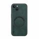 Шкіряний чохол OLGE з MagSafe для Apple iPhone 13 Green