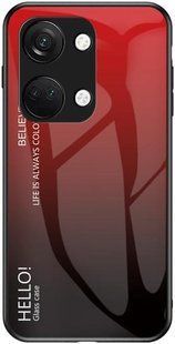 Чехол OnePlus Nord 3 Gradient Hello Red Black