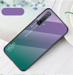 Чехол Realme X3 SuperZoom Gradient Hello Purple Green