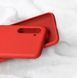 Силиконовый чехол Liquid Silicone Case Realme 6 Pro Red