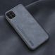 Кожаный чехол Sheepskin с магнитом для Huawei P40 Lite Blue
