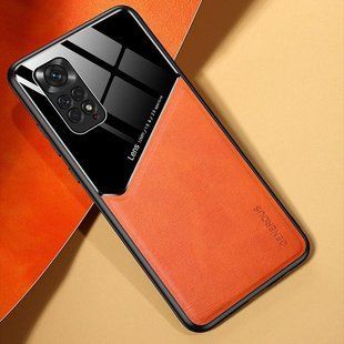 Бізнес чохол бампер GENEROUS для Xiaomi Redmi Note 12 Pro 4G зі скла і штучної шкіри