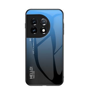 Чехол OnePlus Ace 2 Pro Gradient Hello Blue Black