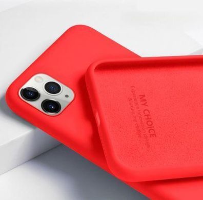 Силіконовий чохол Liquid Silicone Case Apple iPhone 11 Pro Red