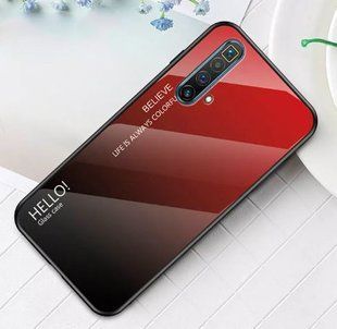 Чохол Realme X3 SuperZoom Gradient Hello Red Black