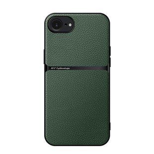 Шкіряний чохол Elegance з магнітом для Apple iPhone 16e Green