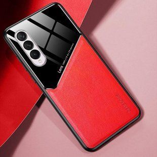Бизнес чехол бампер GENEROUS для Samsung Galaxy Fold 4 из стекла и искусственной кожи