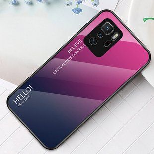Чехол Xiaomi Poco X3 GT Gradient Hello Rose Blue