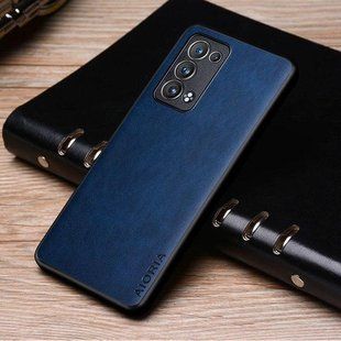 Кожаный чехол AIORIA Vintage для Oppo Reno6 Pro 5G Global blue