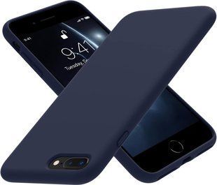 Силиконовый чехол Soft Touch для Apple iPhone 7 Plus Dark blue