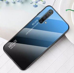 Чехол Realme X3 SuperZoom Gradient Hello Blue Black