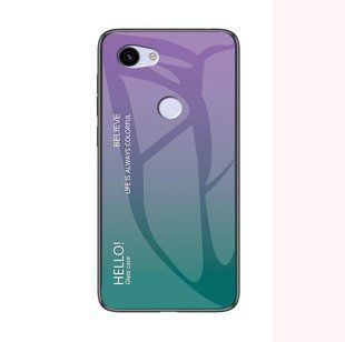 Чохол Google Pixel 3a Gradient Hello Purple Green