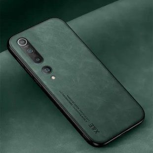 Шкіряний чохол Sheepskin з магнітом для Xiaomi Mi 10 Green