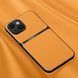Шкіряний чохол Elegance з магнітом для Apple iPhone 13 Orange