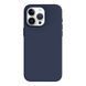 Силиконовый чехол Soft Touch для Apple iPhone 15 Pro Dark blue