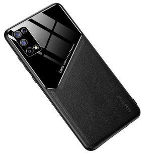 Бизнес чехол бампер GENEROUS для Oppo A54 5G из стекла и искусственной кожи