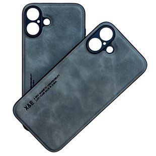 Шкіряний чохол Sheepskin з магнітом для Apple iPhone 17 Blue