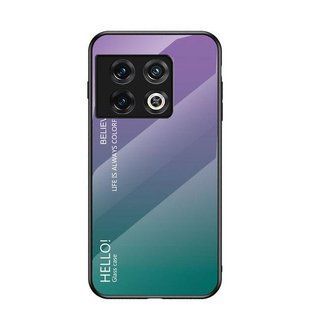 Чехол OnePlus 10 Pro Gradient Hello Purple Green