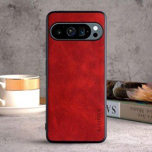 Шкіряний чохол AIORIA Vintage для Google Pixel 9 Pro red