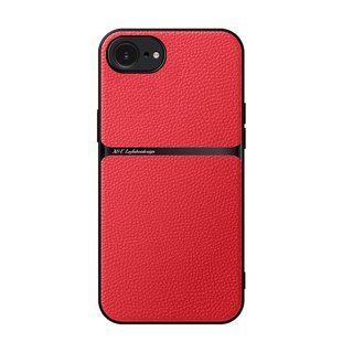 Шкіряний чохол Elegance з магнітом для Apple iPhone 16e Red